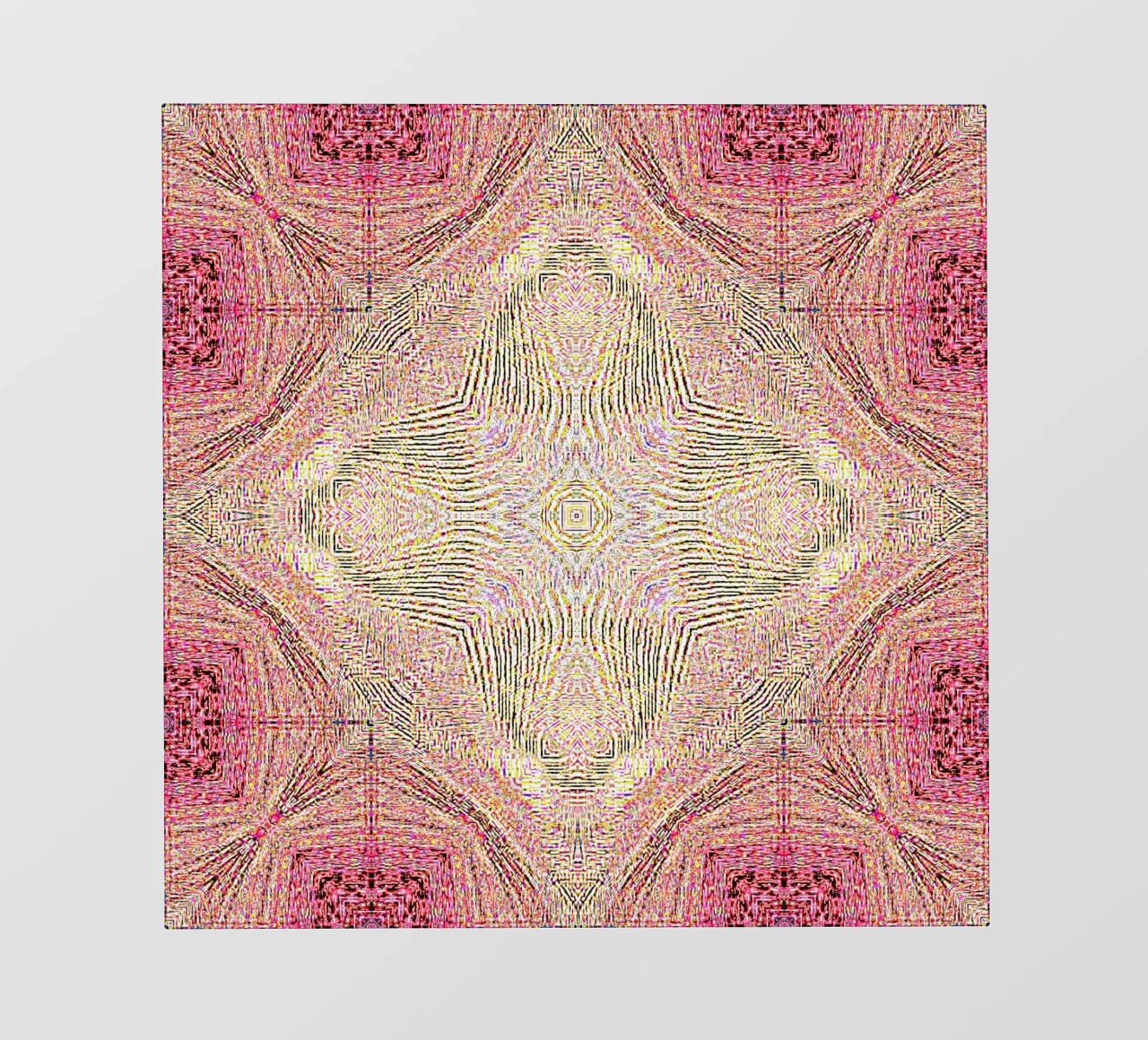 Ornamento in rosa con texture finemente strutturata pellicola backlit da Gürsel Yesil Digital Art