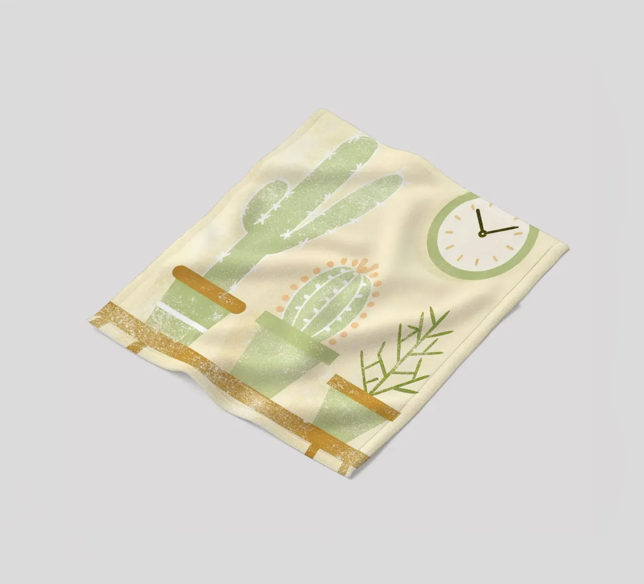 Retro Pop Cactus coperta in pile da THE LATEST SHOP