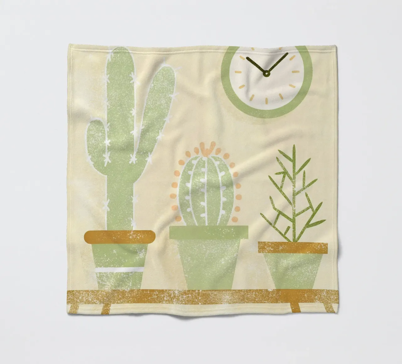 Retro Pop Cactus coperta in pile da THE LATEST SHOP