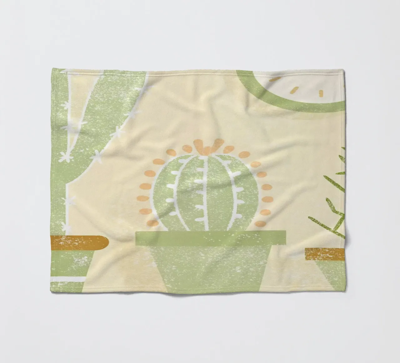 Retro Pop Cactus coperta in pile da THE LATEST SHOP