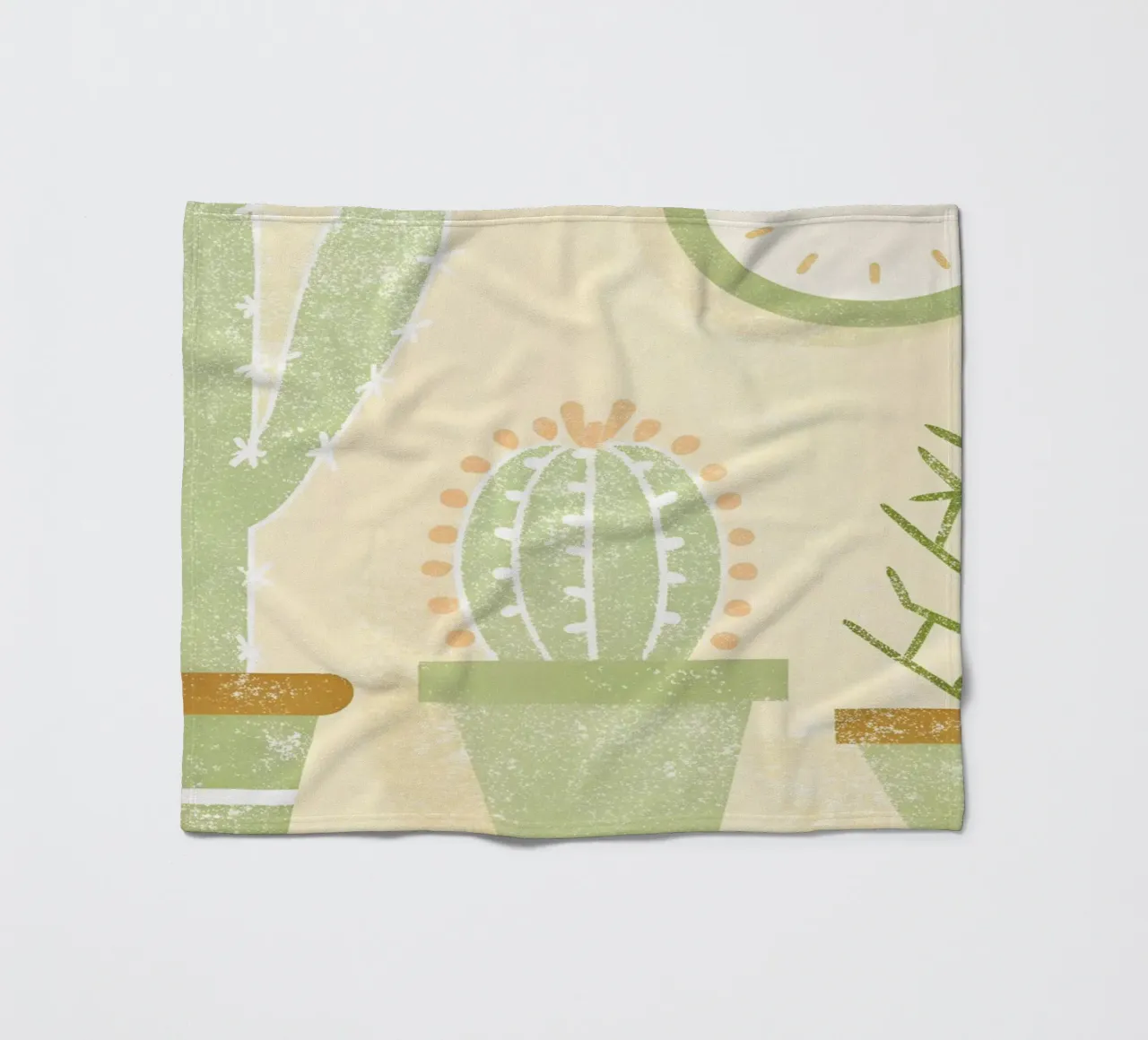 Retro Pop Cactus coperta in pile da THE LATEST SHOP