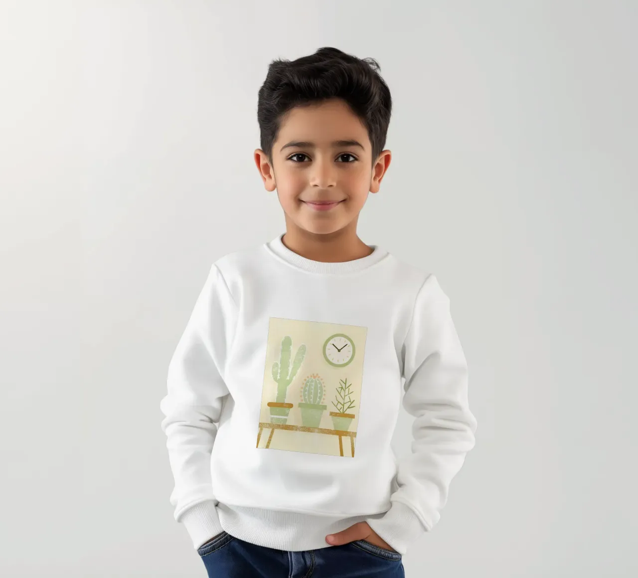 Retro Pop Cactus felpa bambino da THE LATEST SHOP
