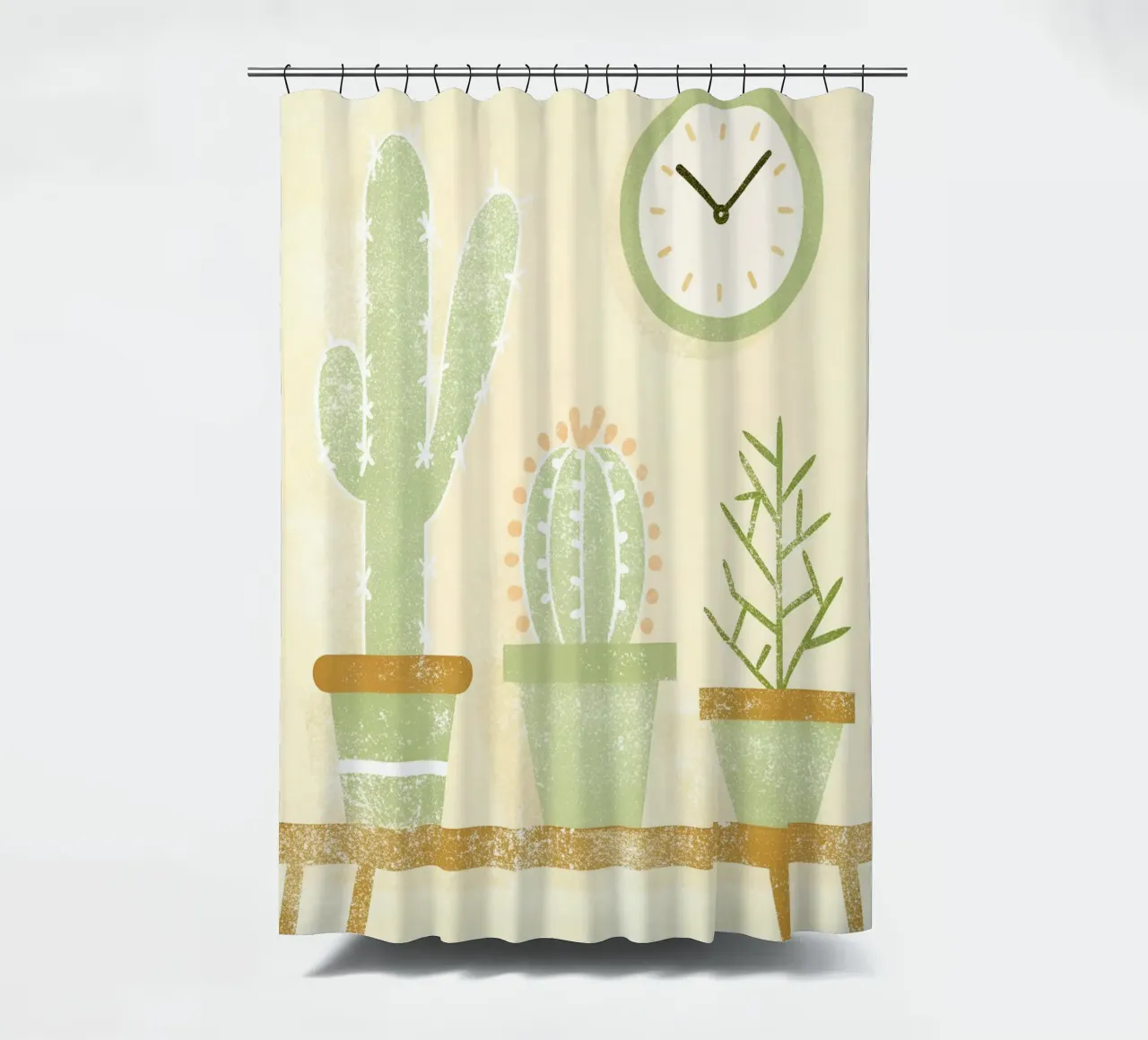 Retro Pop Cactus tenda da doccia da THE LATEST SHOP