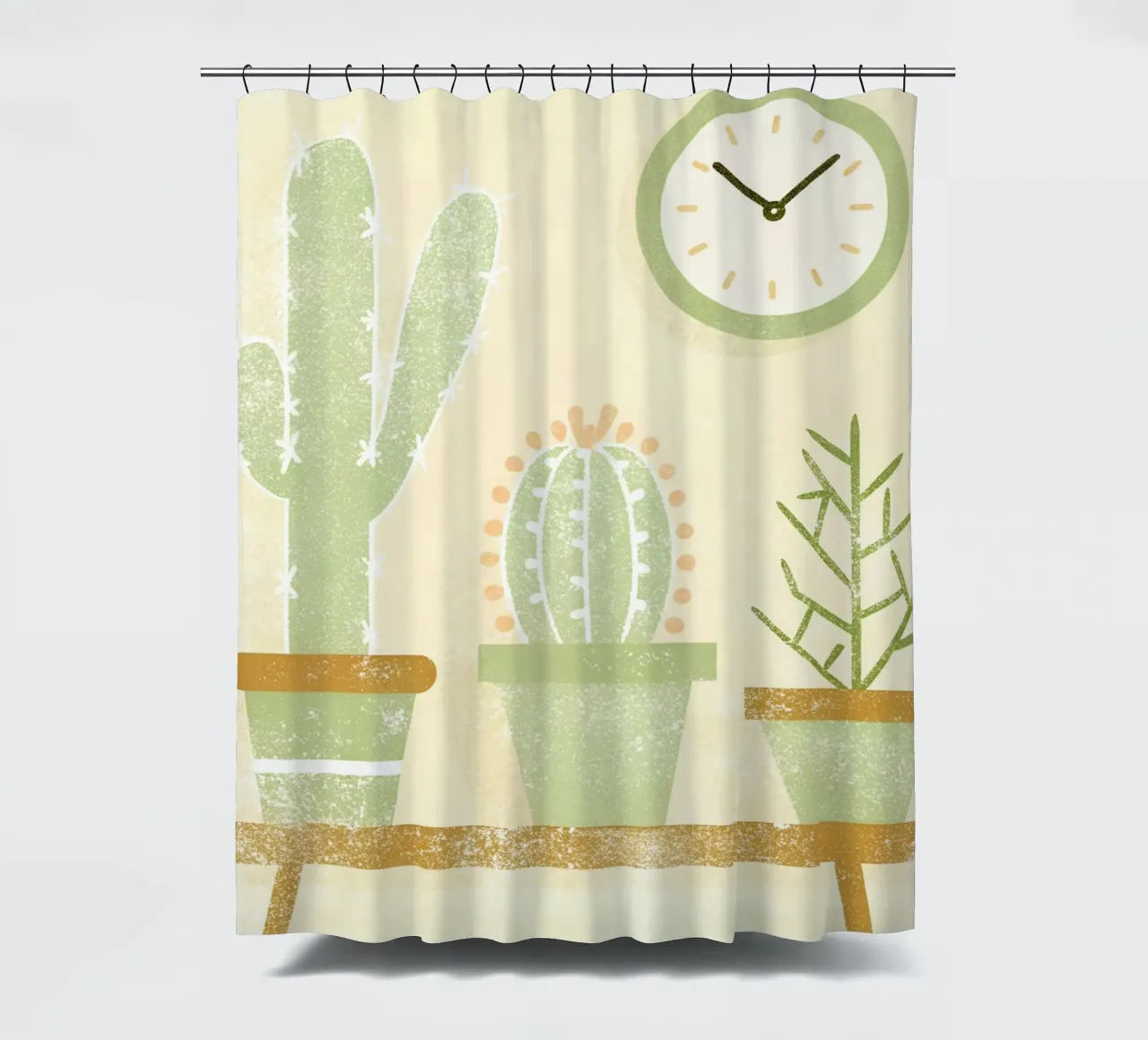 Retro Pop Cactus tenda da doccia da THE LATEST SHOP