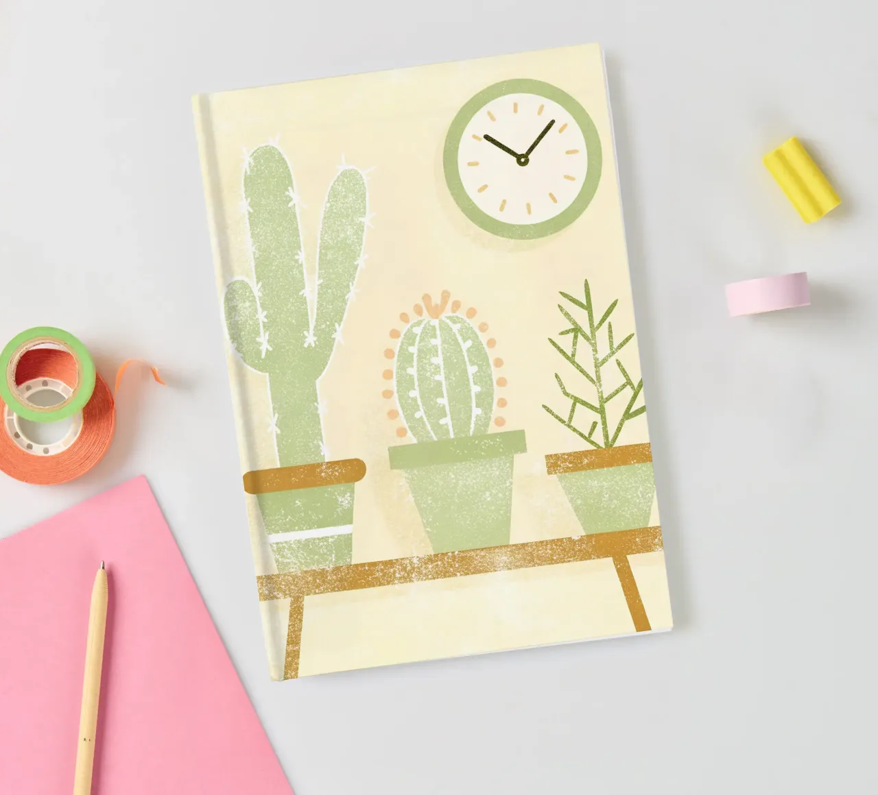 Retro Pop Cactus notebook by THE LATEST SHOP