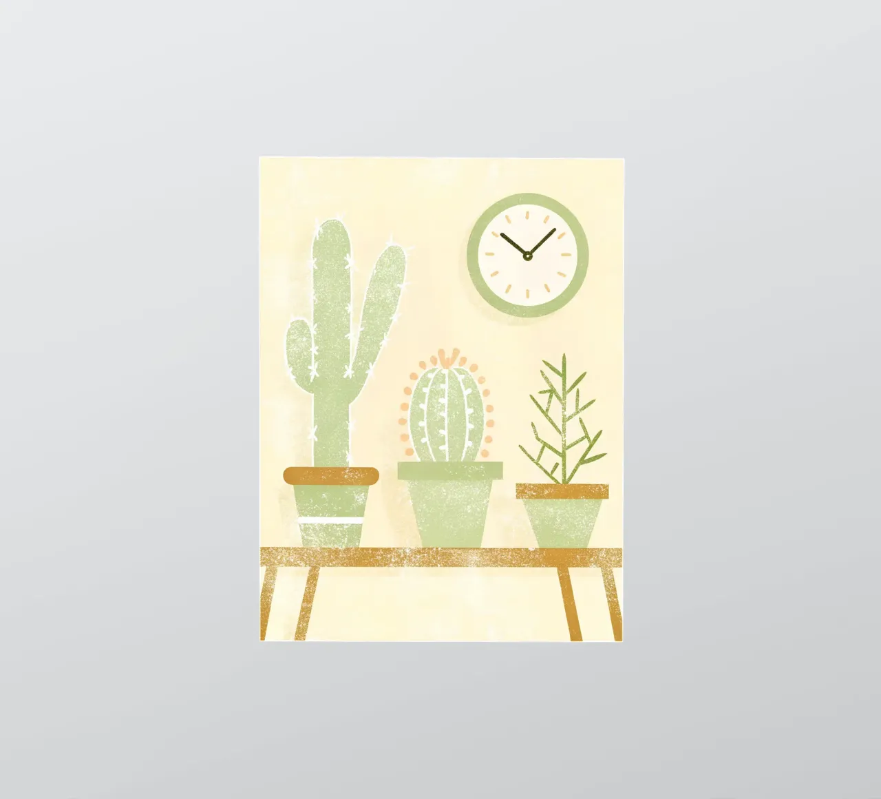 Retro Pop Cactus adesivo da THE LATEST SHOP