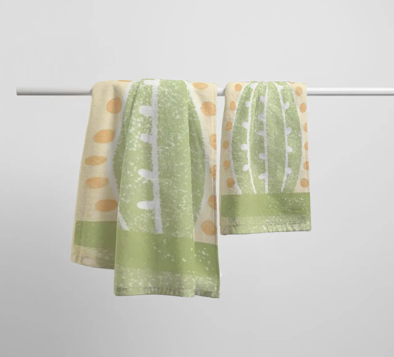 Retro Pop Cactus asciugamano da bagno da THE LATEST SHOP