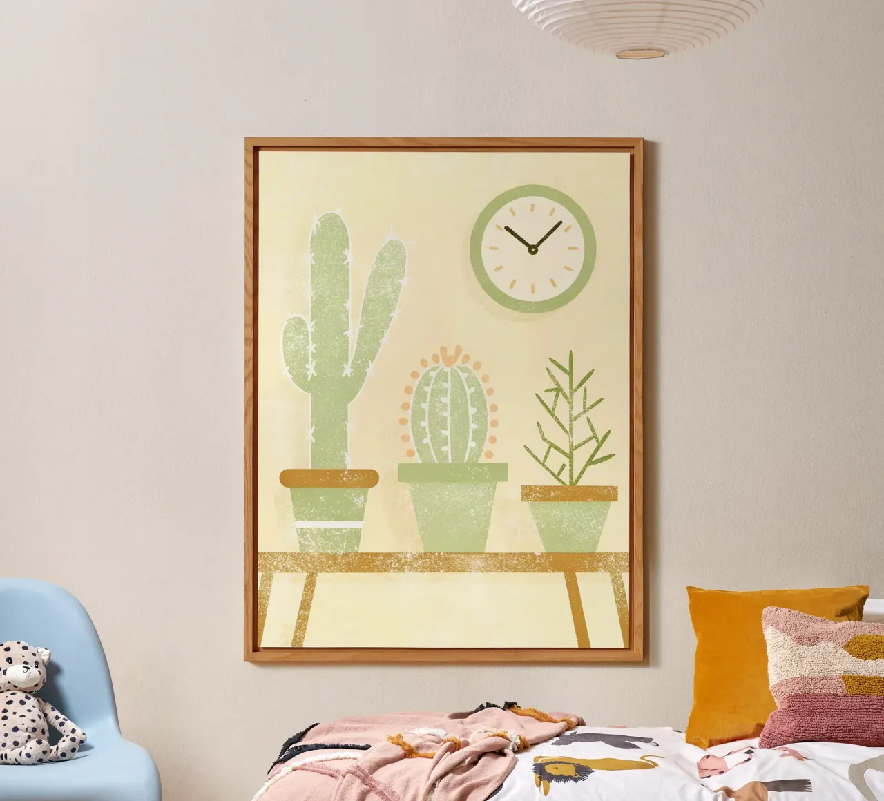 Retro Pop Cactus alluminio dibond da THE LATEST SHOP