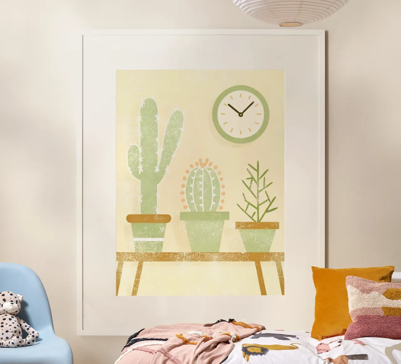 Retro Pop Cactus carta hahnemühle da THE LATEST SHOP