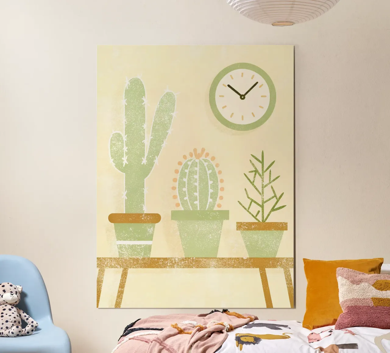 Retro Pop Cactus carta hahnemühle da THE LATEST SHOP