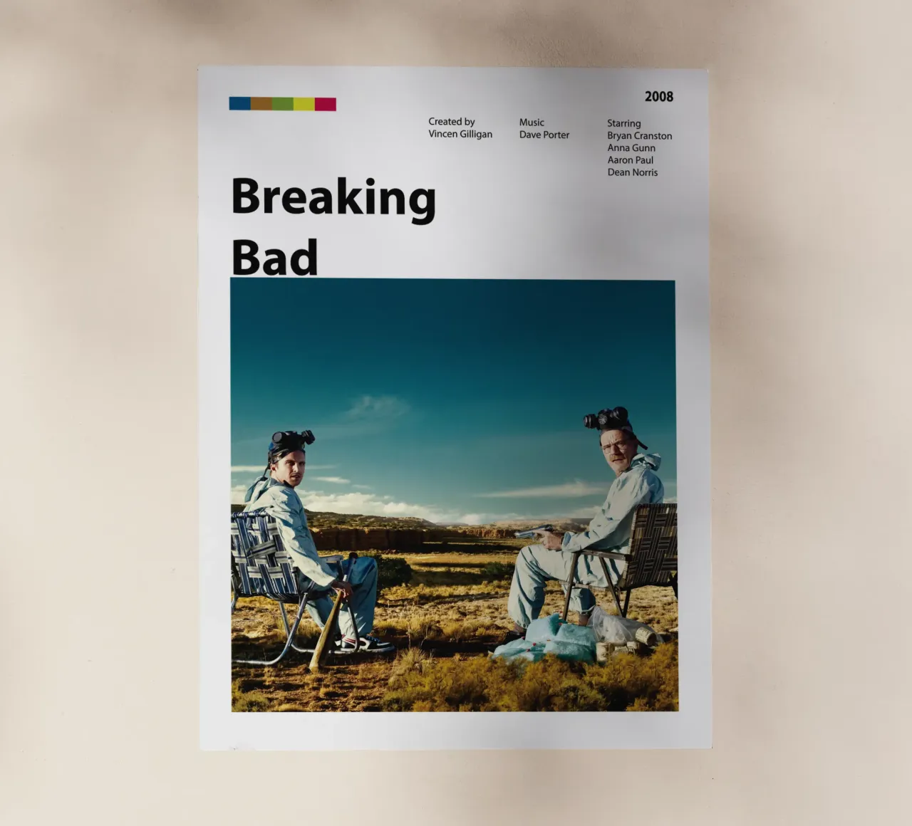 Breaking Bad pellicola backlit da The Movie Wall