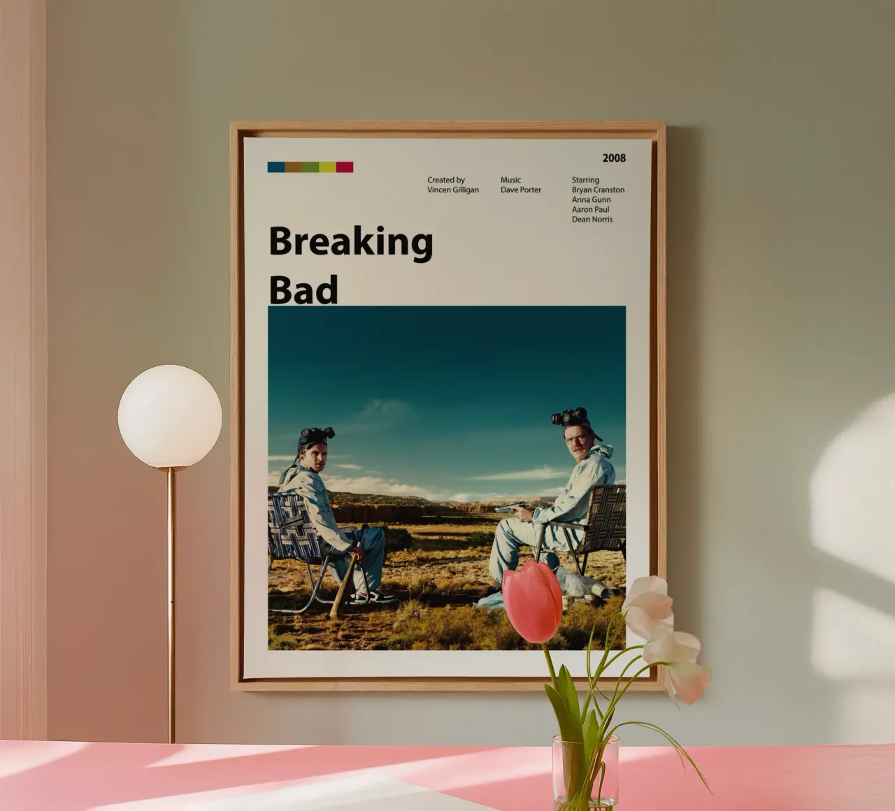 Breaking Bad tela con Cornice a cassetta da 🎞 The Movie Wall
