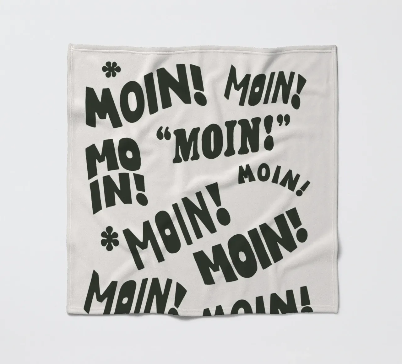 Moin! Tipografia tedesca Design Tipografia tedesca Stampa coperta in pile da THE MOTIVATED TYPE