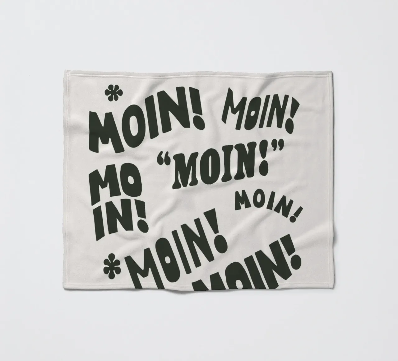 Moin! Tipografia tedesca Design Tipografia tedesca Stampa coperta in pile da THE MOTIVATED TYPE