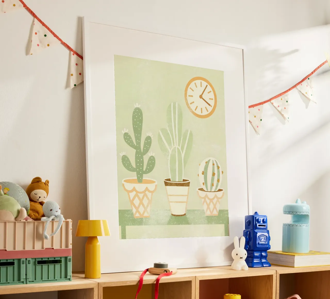 Retro Pop Cactus carta hahnemühle da THE LATEST SHOP