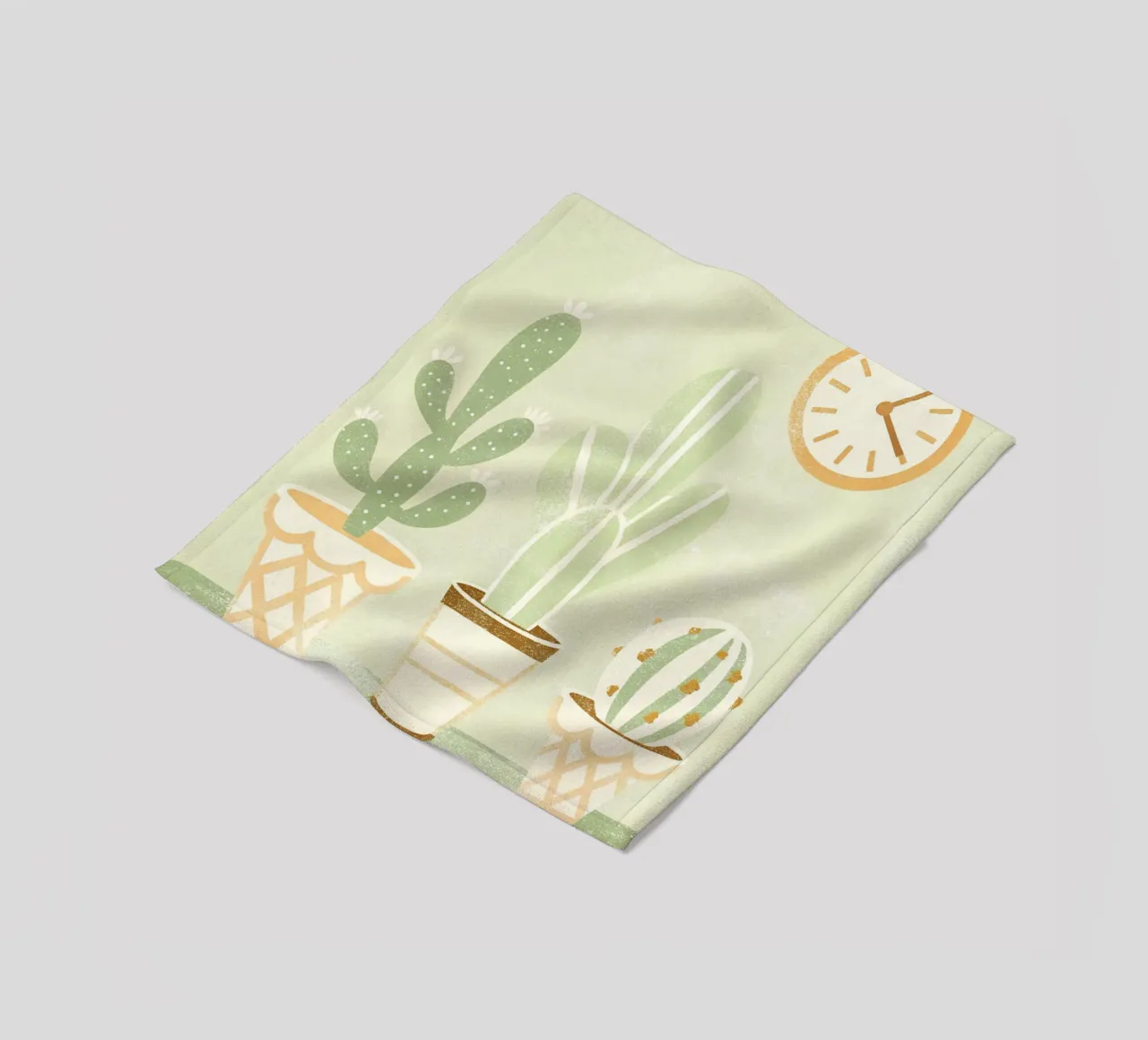 Retro Pop Cactus coperta in pile da THE LATEST SHOP