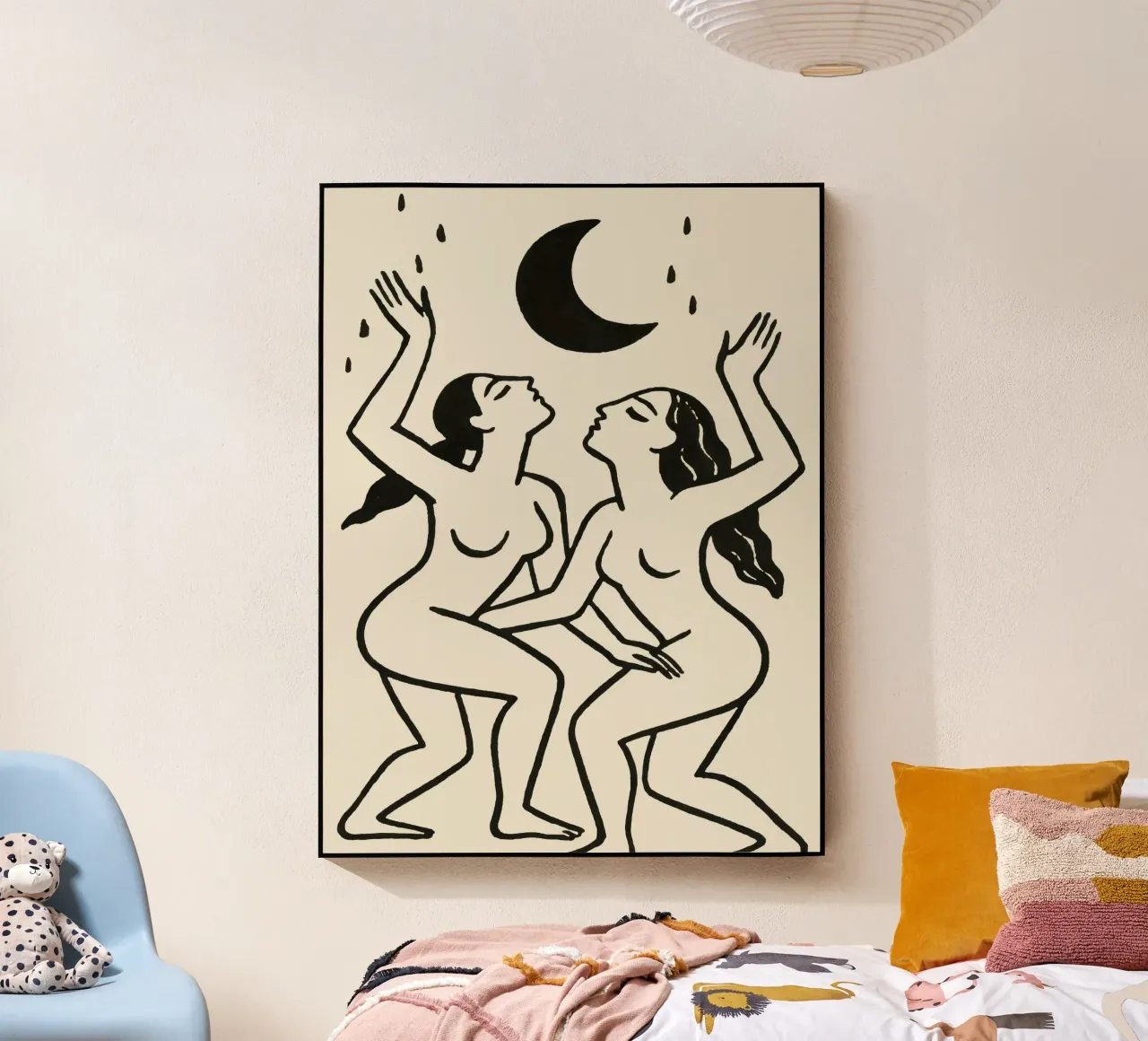 Moon Dance acrylic glass by treechild