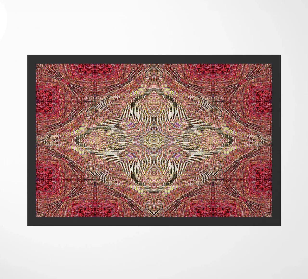 Adorno en rojo vino con una textura finamente estructurada felpudo de Gürsel Yesil Digital Art