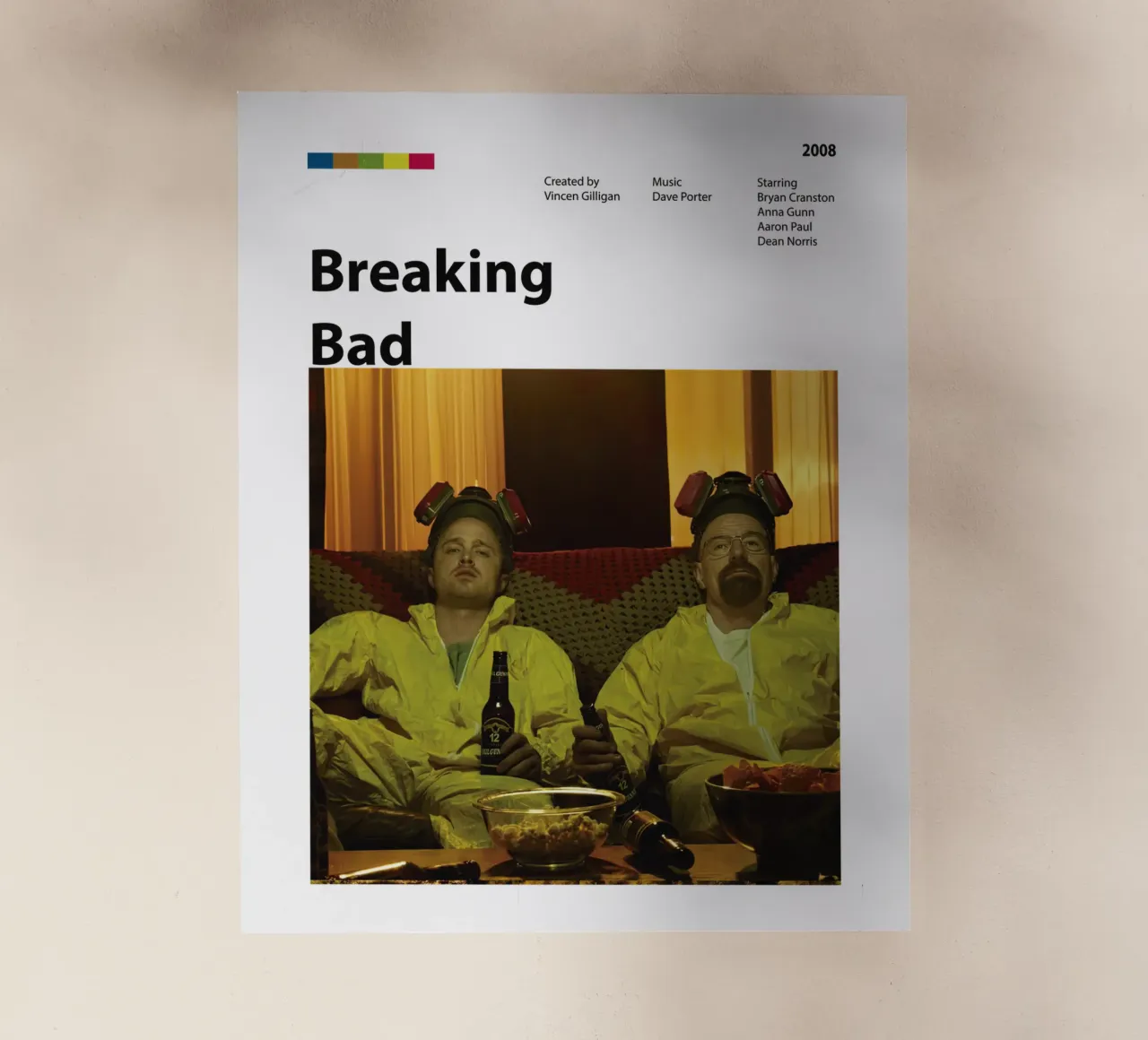 Breaking Bad pellicola backlit da The Movie Wall