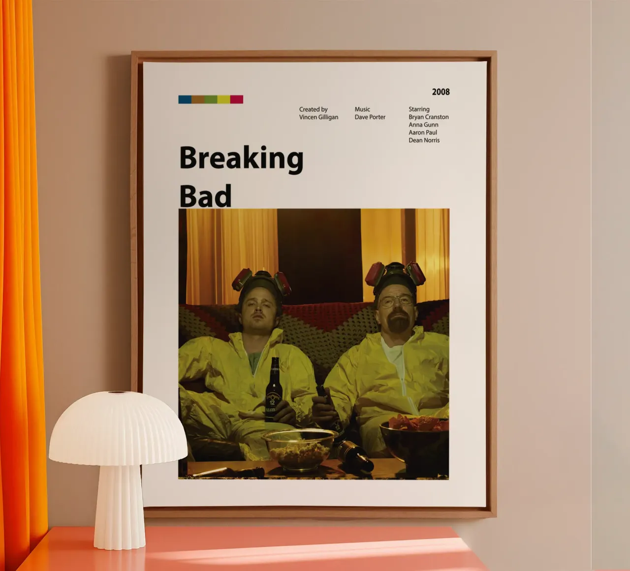 Breaking Bad tela con Cornice a cassetta da 🎞 The Movie Wall