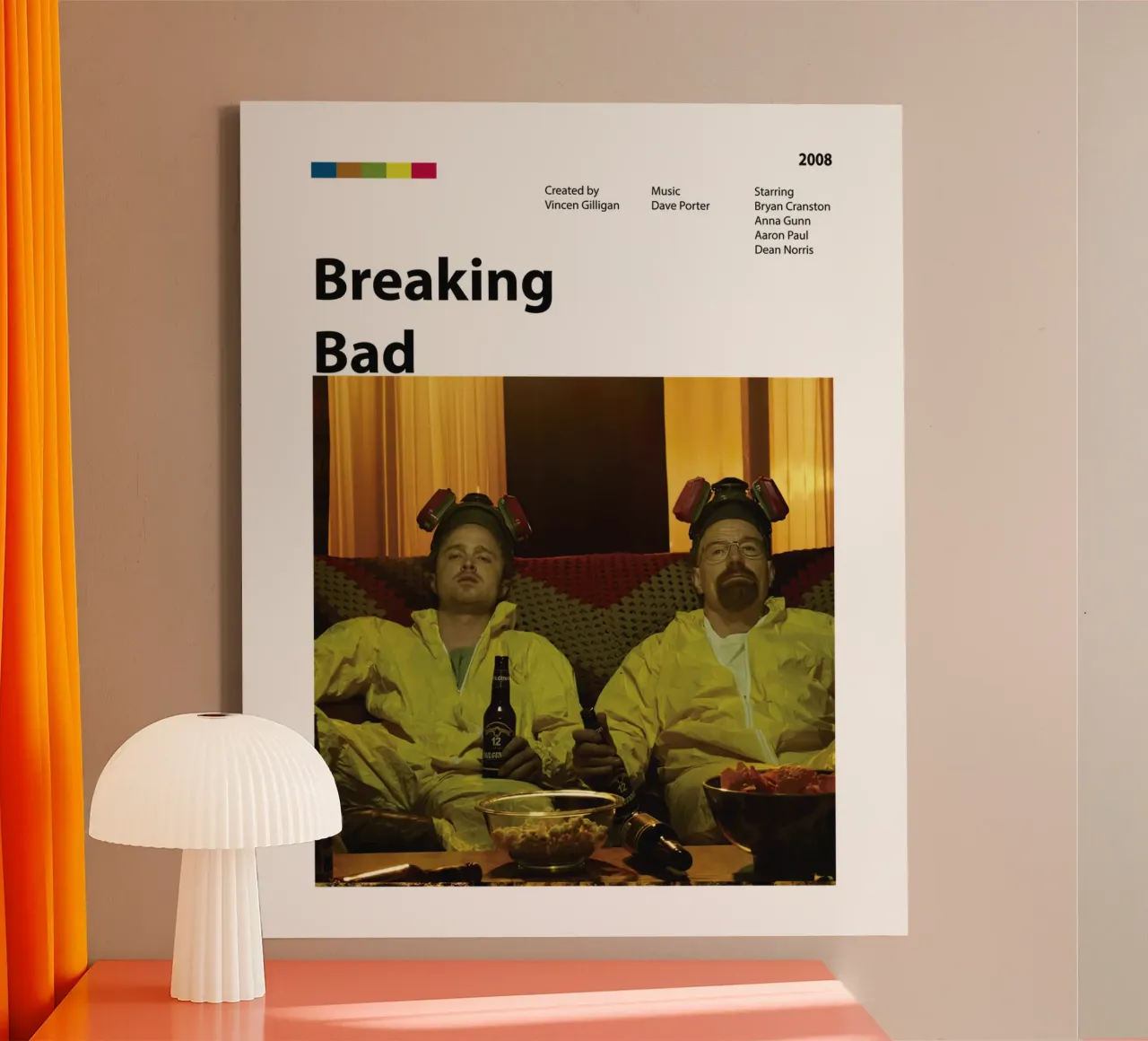Breaking Bad tela con Cornice a cassetta da 🎞 The Movie Wall
