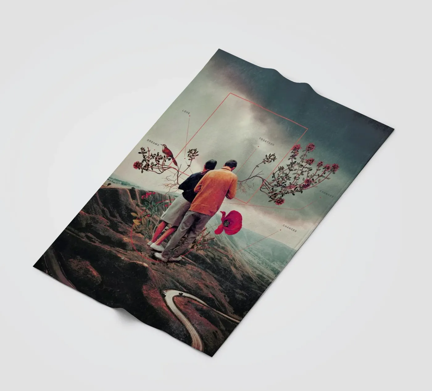 Chances & Changes fleecedeken van Frank Moth