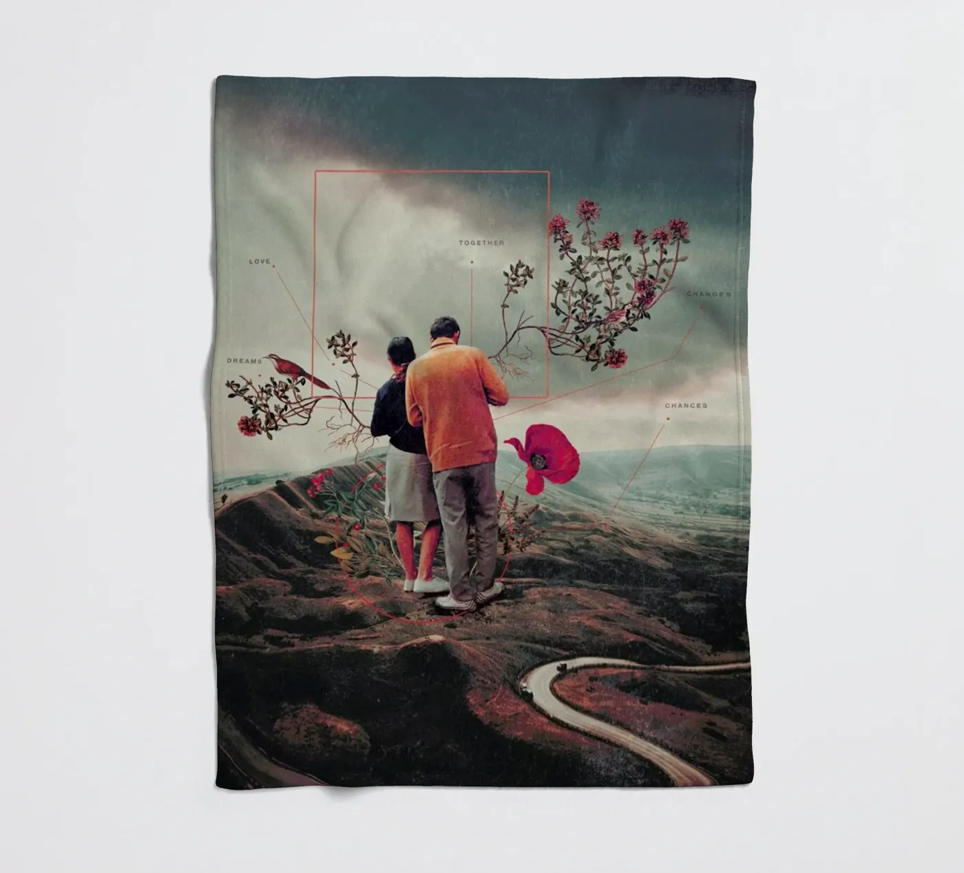 Chances & Changes Fleecedecke von Frank Moth