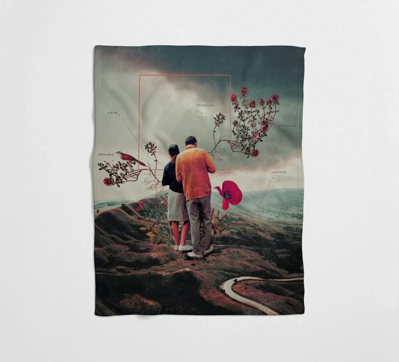 Chances & Changes Fleecedecke von Frank Moth