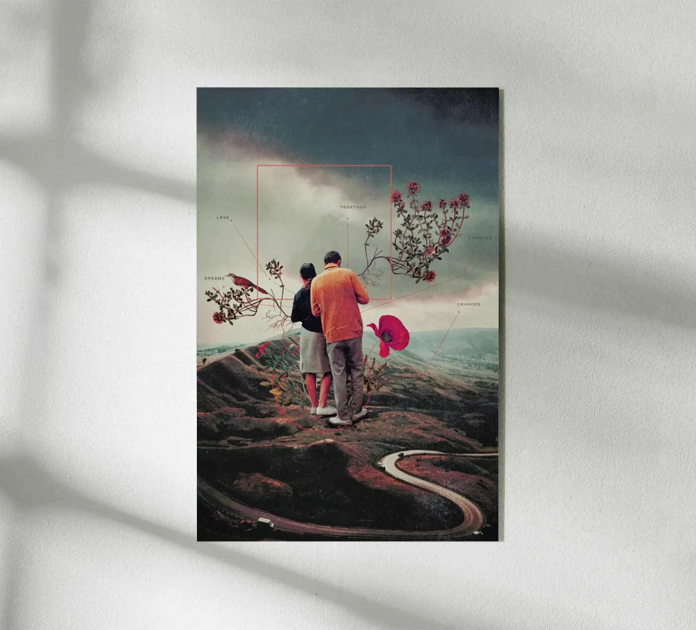 Chances & Changes acryl van Frank Moth
