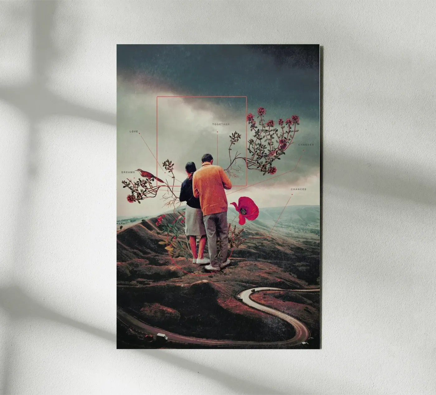 Chances & Changes alluminio dibond da Frank Moth