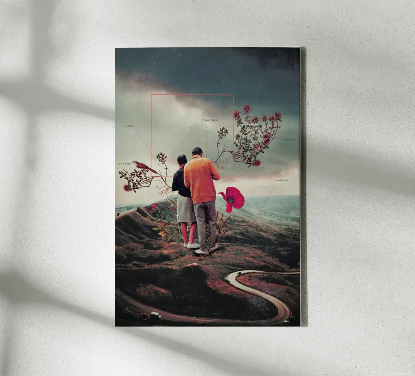 Chances & Changes canvas van Frank Moth