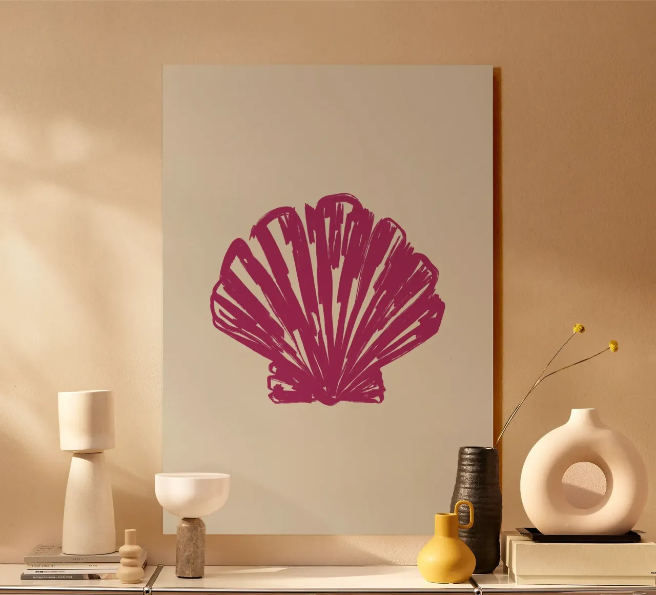 Conchiglia rosa plexiglass da Sixmai