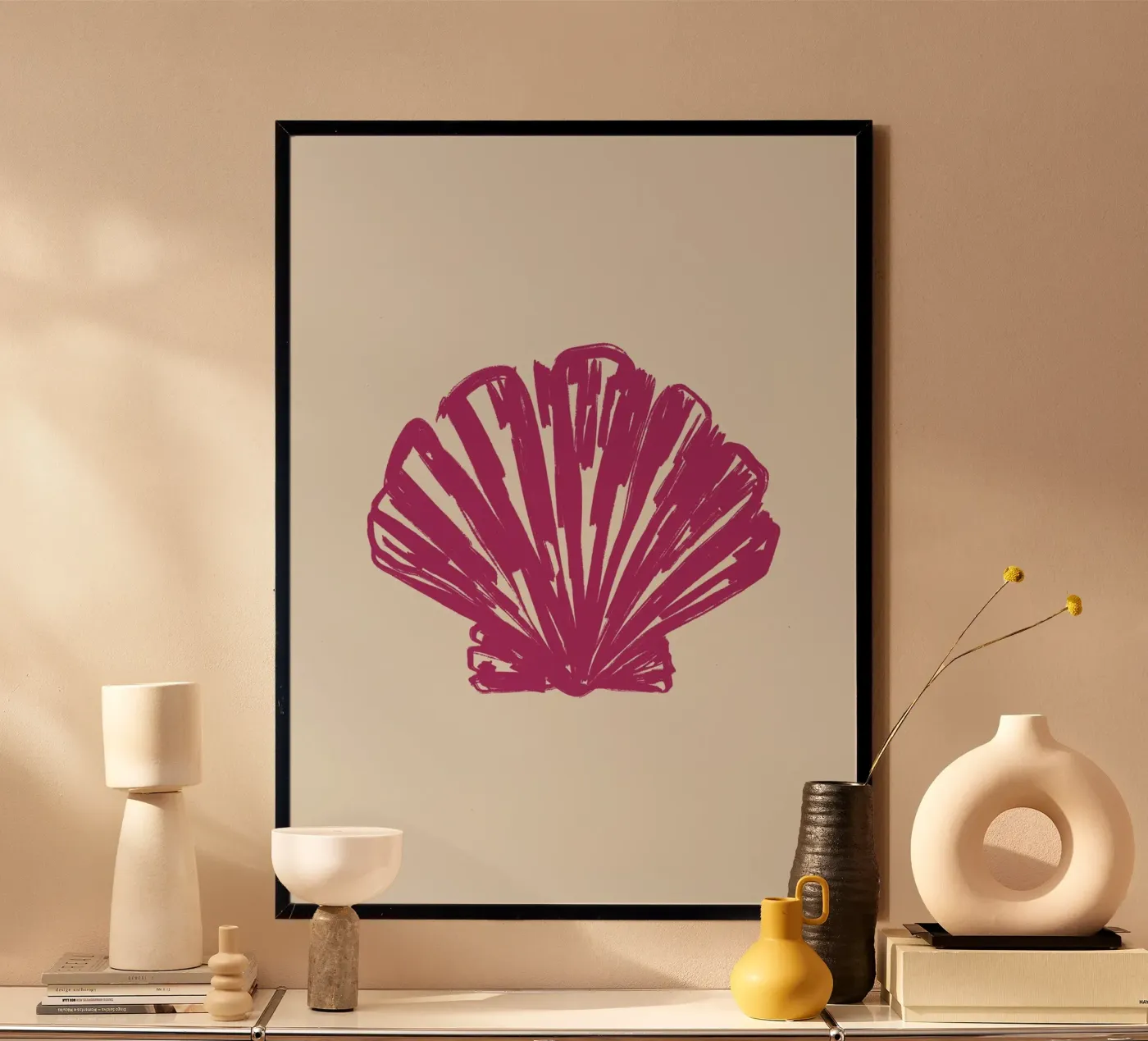 Pink shell poster de Sixmai
