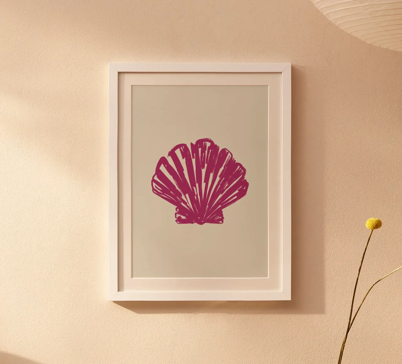 Conchiglia rosa carta hahnemühle da Sixmai
