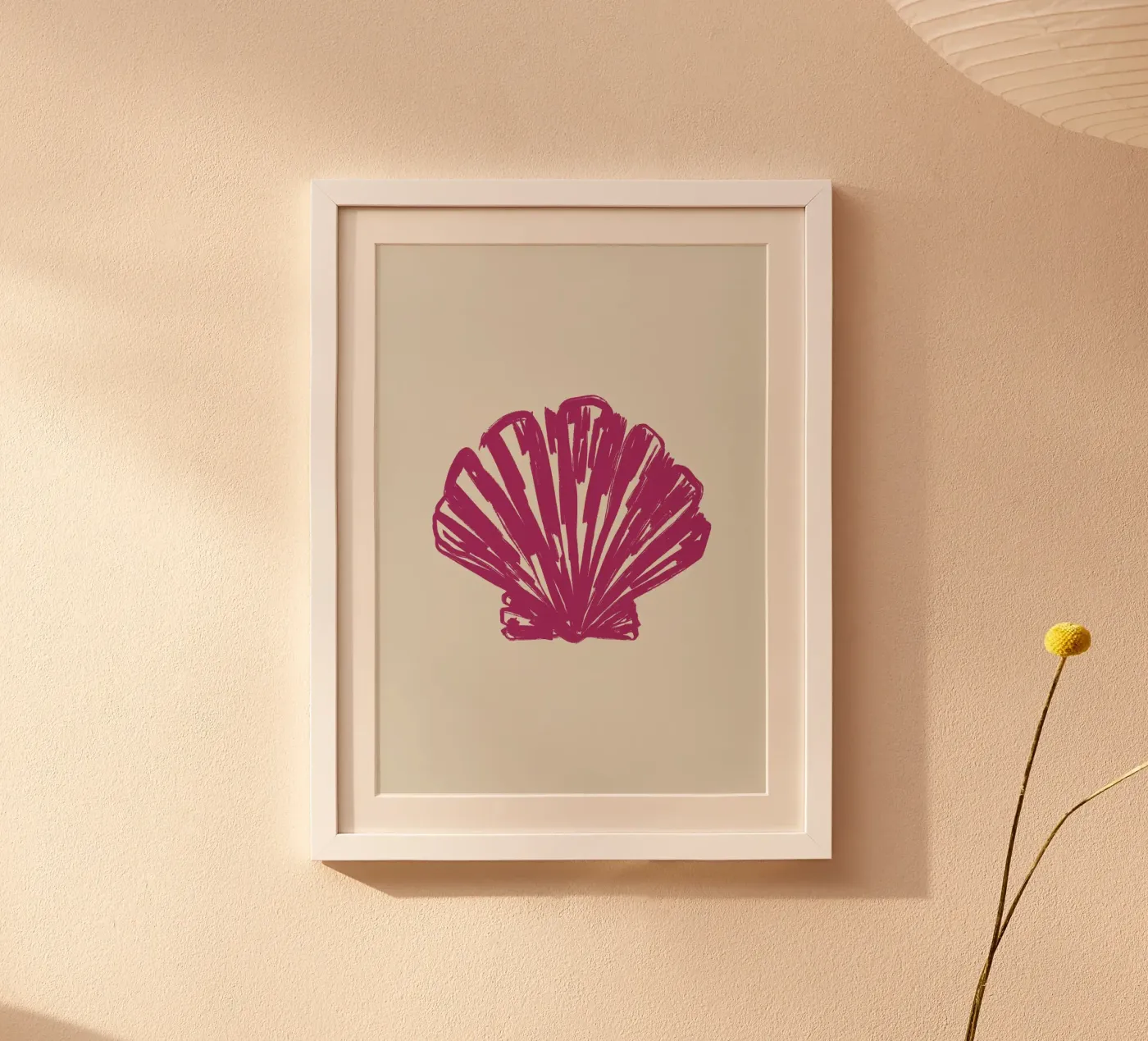 Pink shell poster de Sixmai
