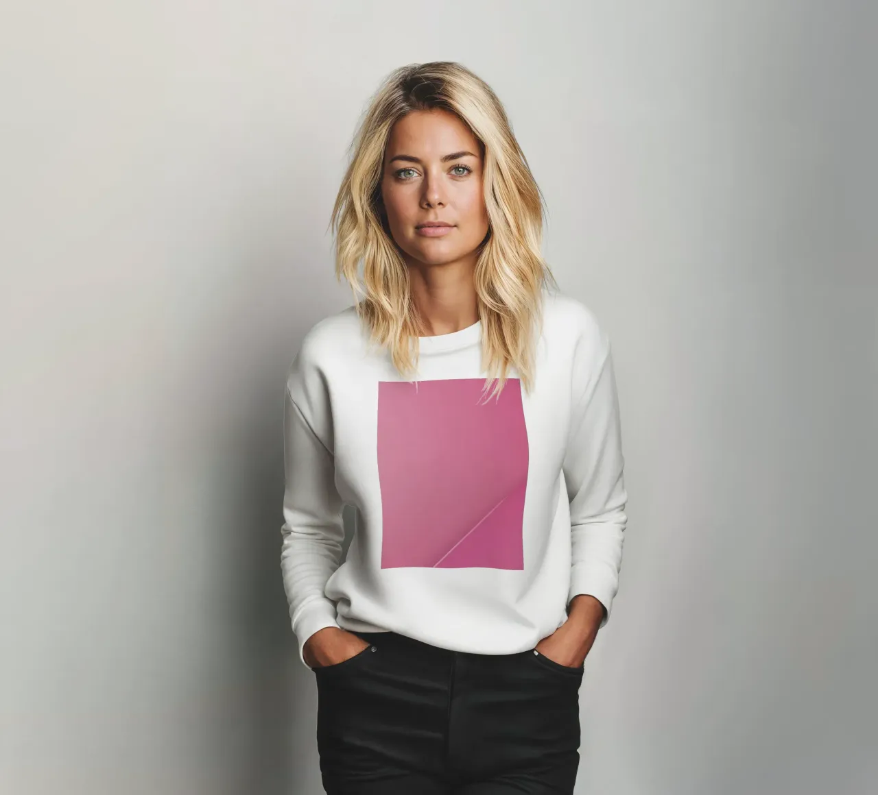 simple abstract pink background design suitable sweatshirt by DesignDoodle