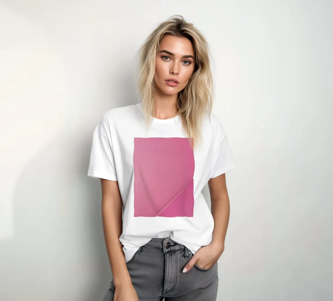 simple abstract pink background design suitable t-shirt by DesignDoodle