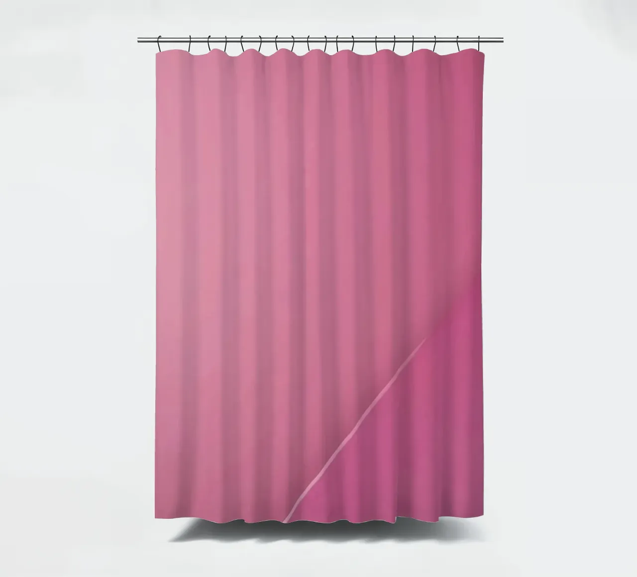 simple abstract pink background design suitable shower curtain by DesignDoodle