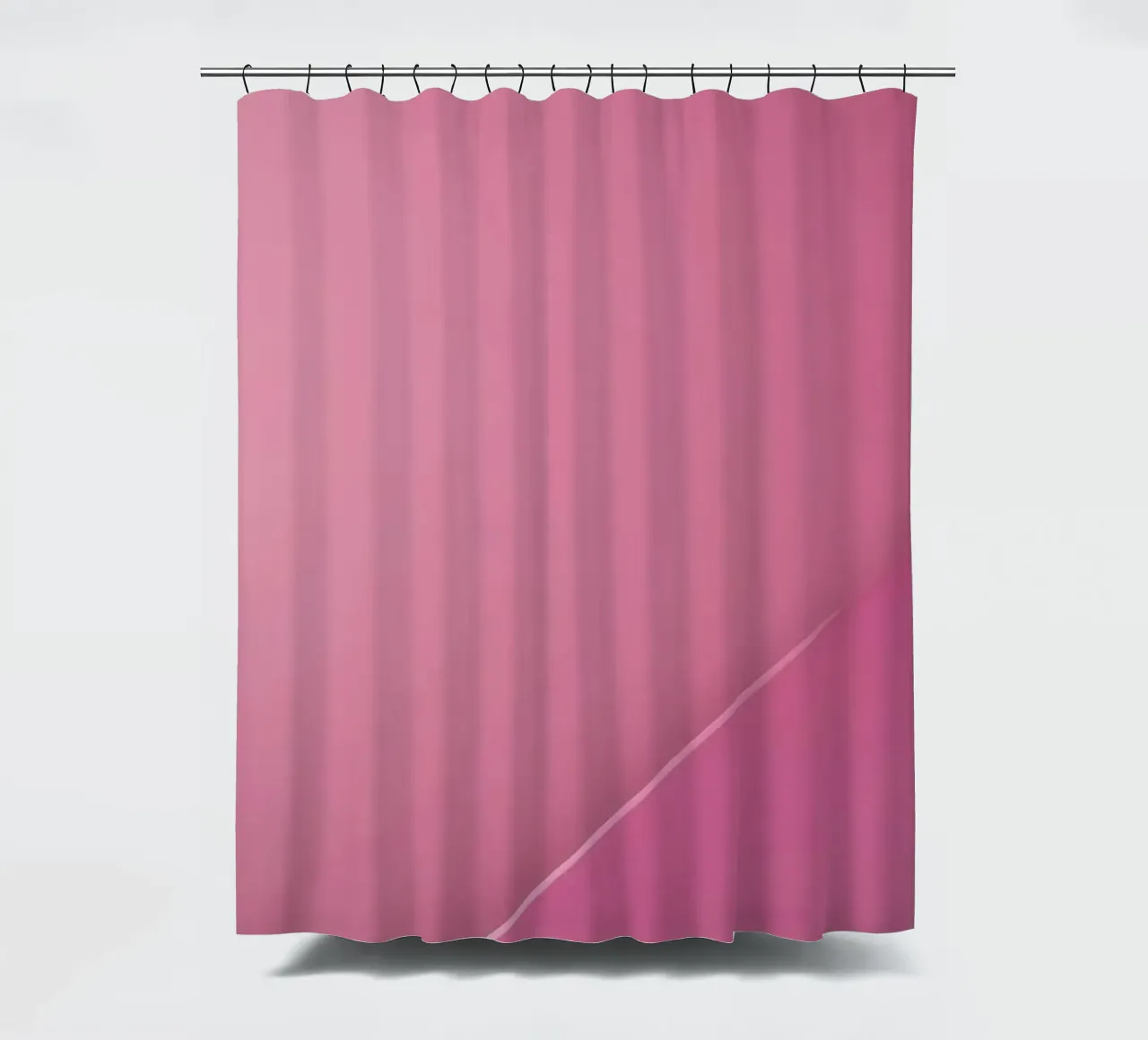 simple abstract pink background design suitable shower curtain by DesignDoodle