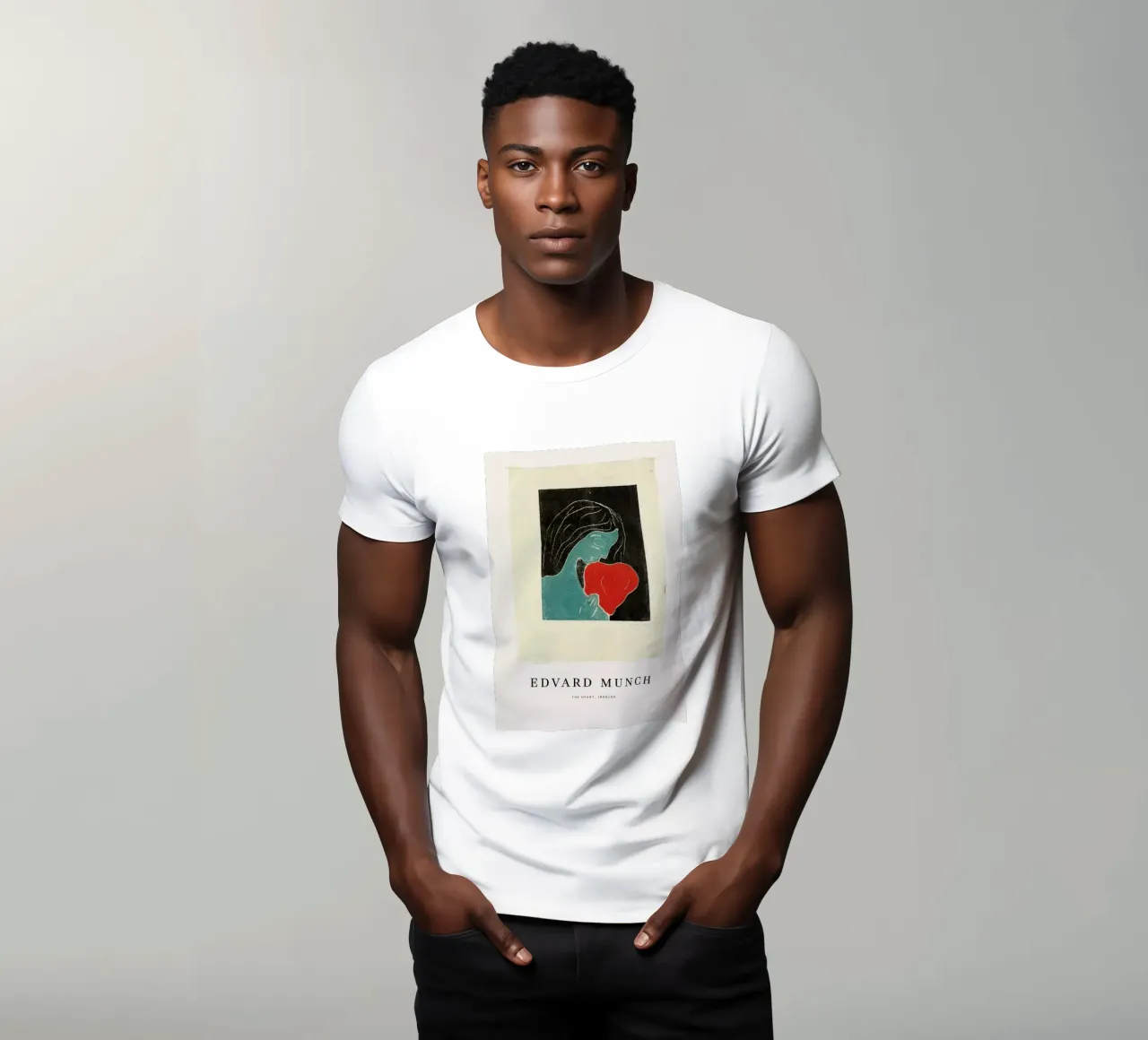 Munch - The Heart t-shirt da ARTOTHEK