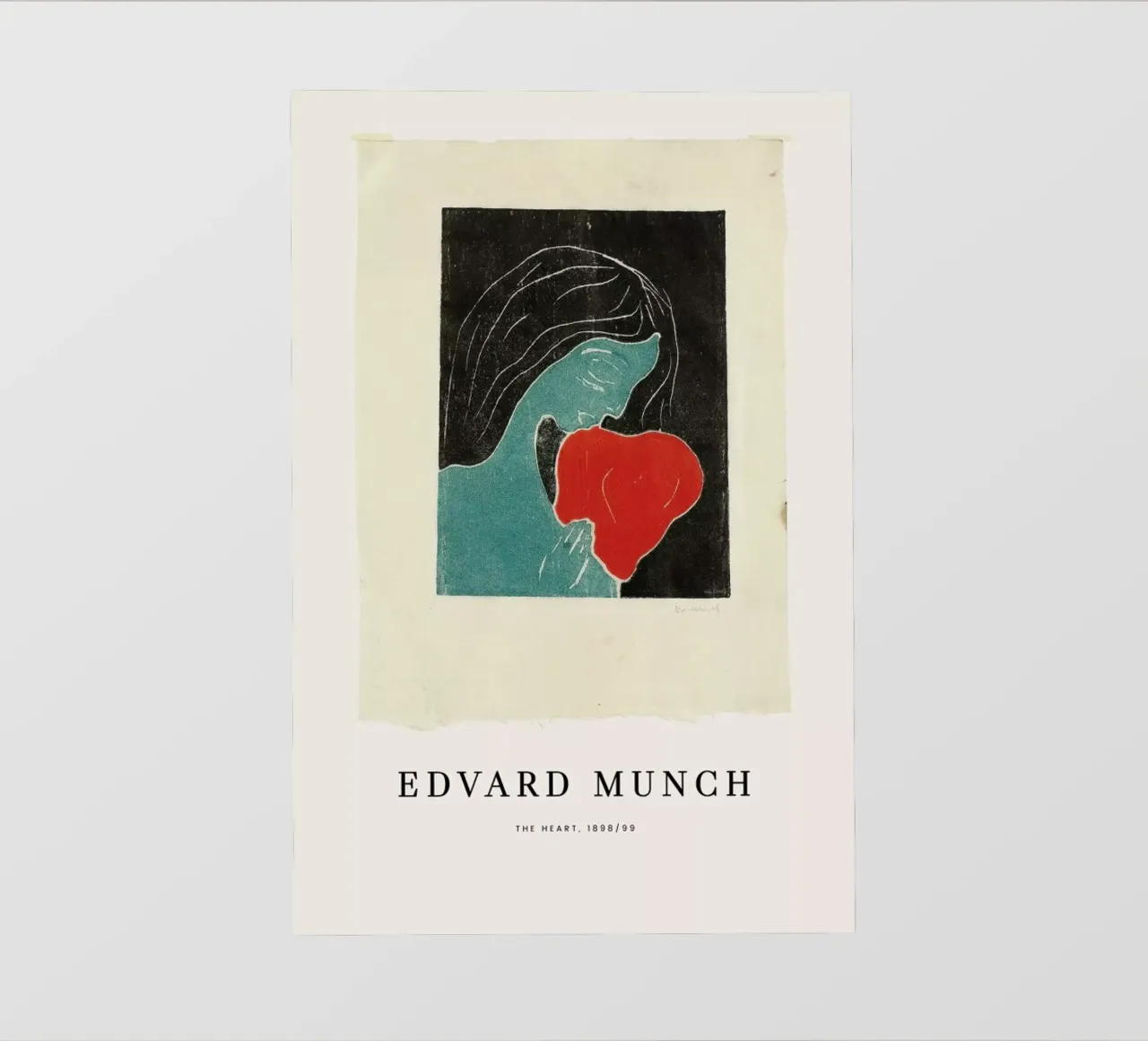 Munch - The Heart pellicola backlit da ARTOTHEK
