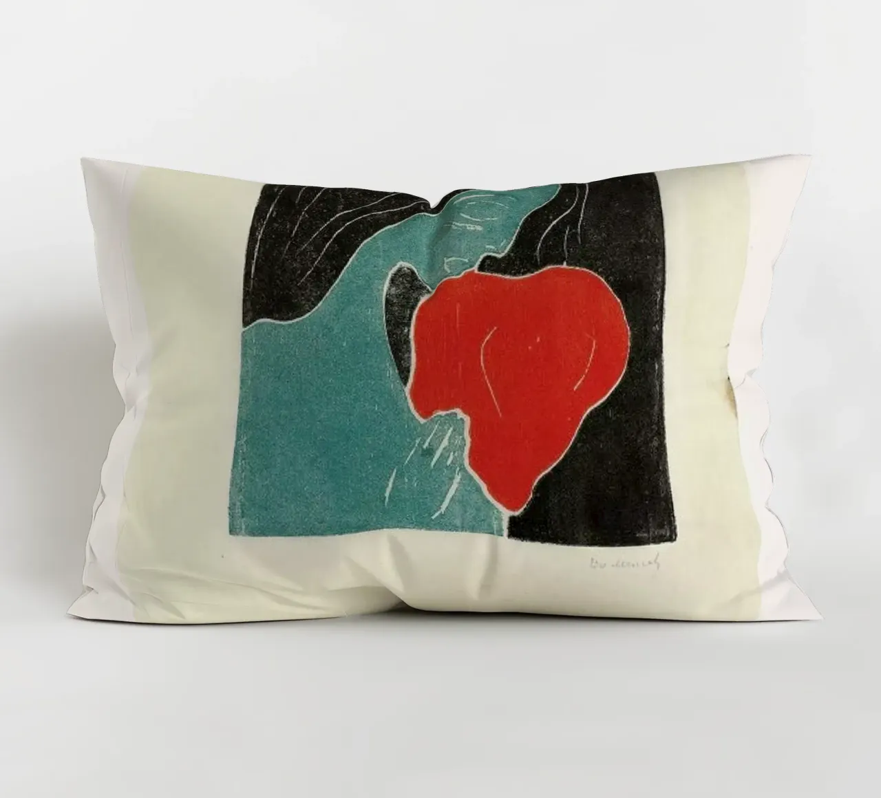 Munch - The Heart cuscino da ARTOTHEK