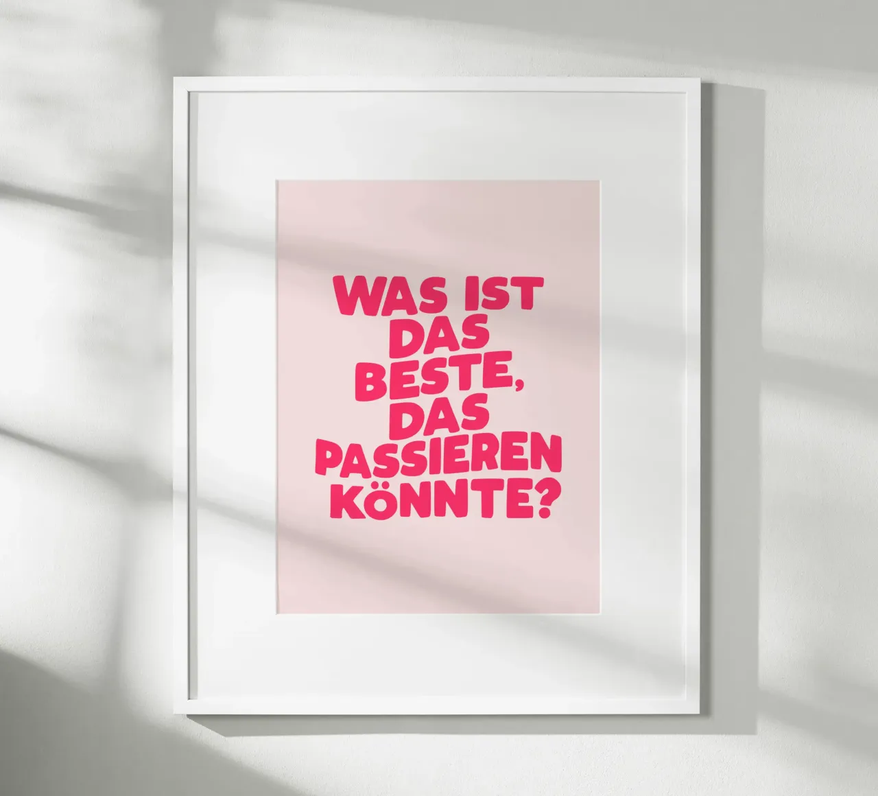 What Is The Best That Could Happen German Typography hahnemühle by THE MOTIVATED TYPE