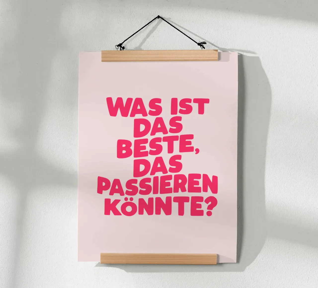 What Is The Best That Could Happen German Typography hahnemühle by THE MOTIVATED TYPE