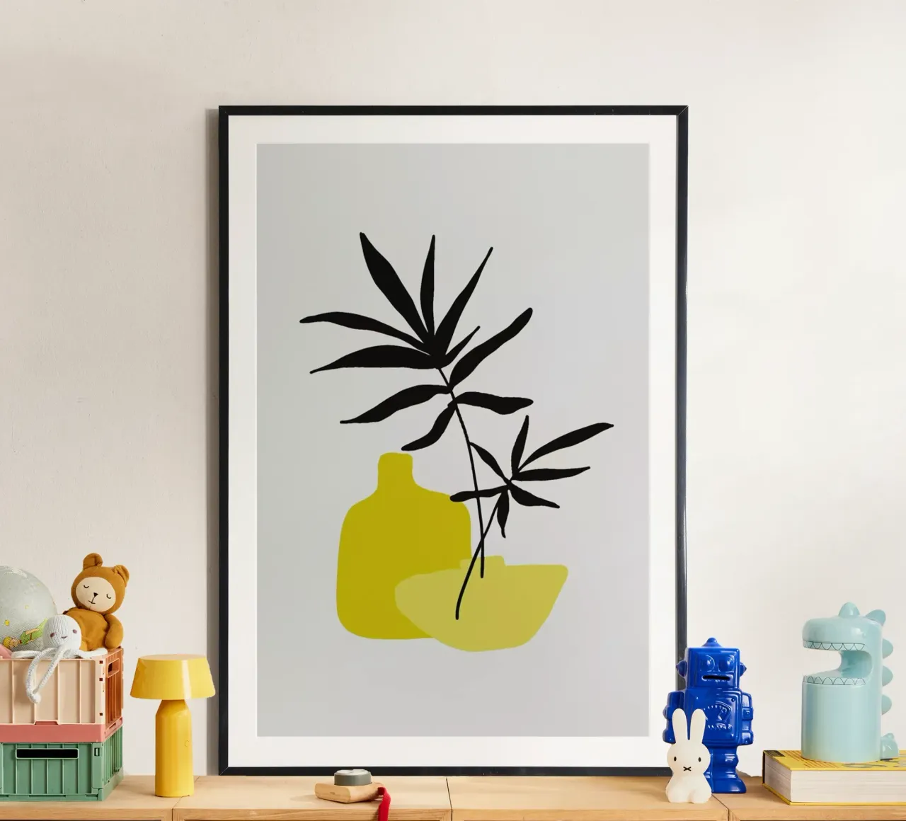 Yellow Vases hahnemühle by Pure