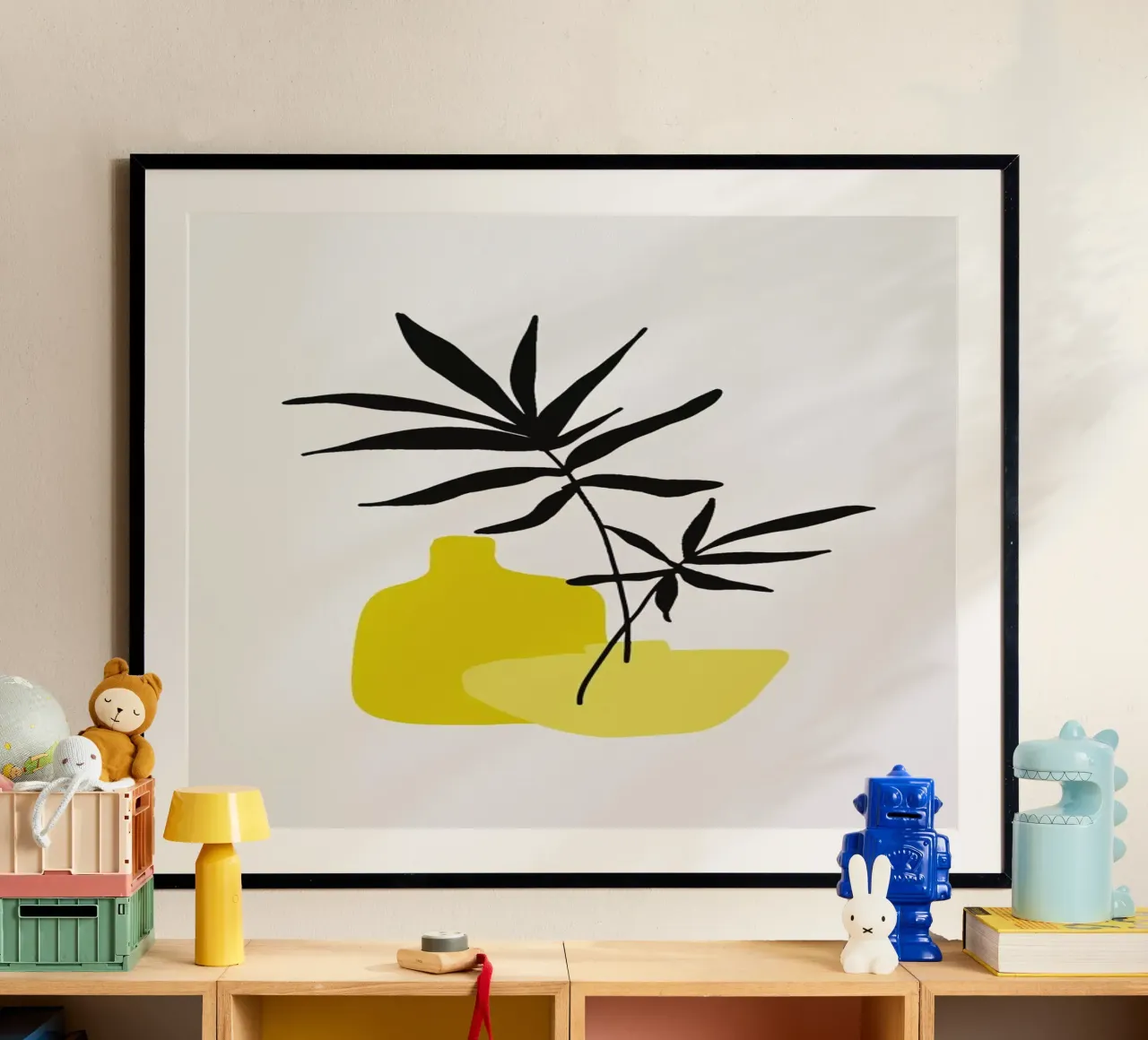 Yellow Vases hahnemühle by Pure