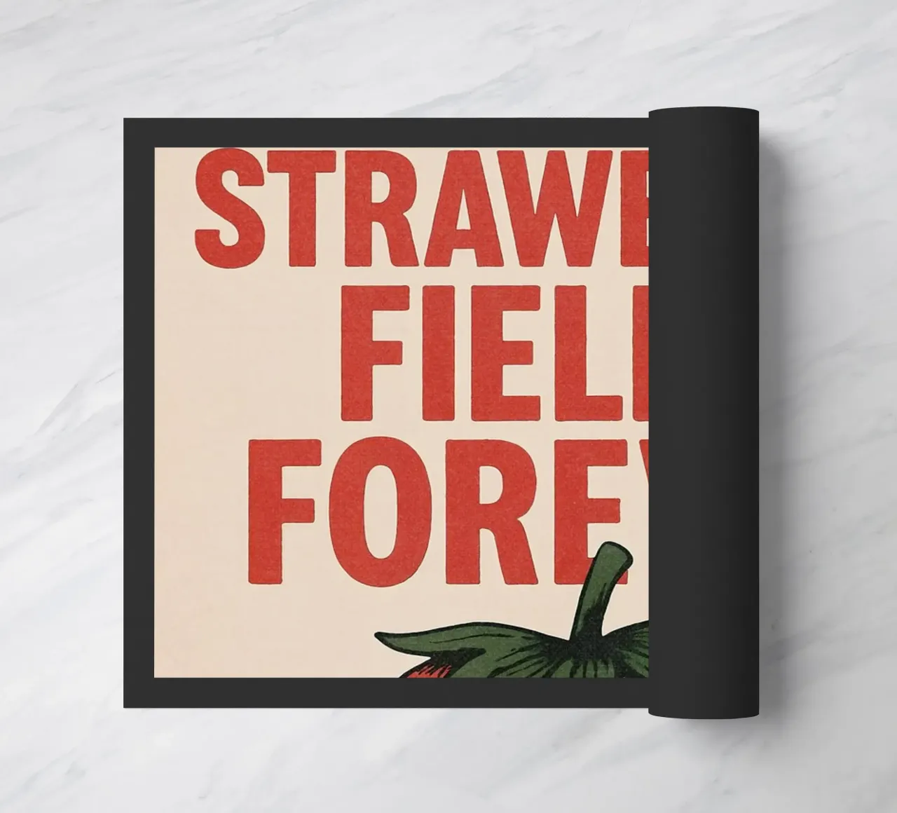 Strawberry Fields Forever – Beatles Poster zerbino da Studio Mooodz