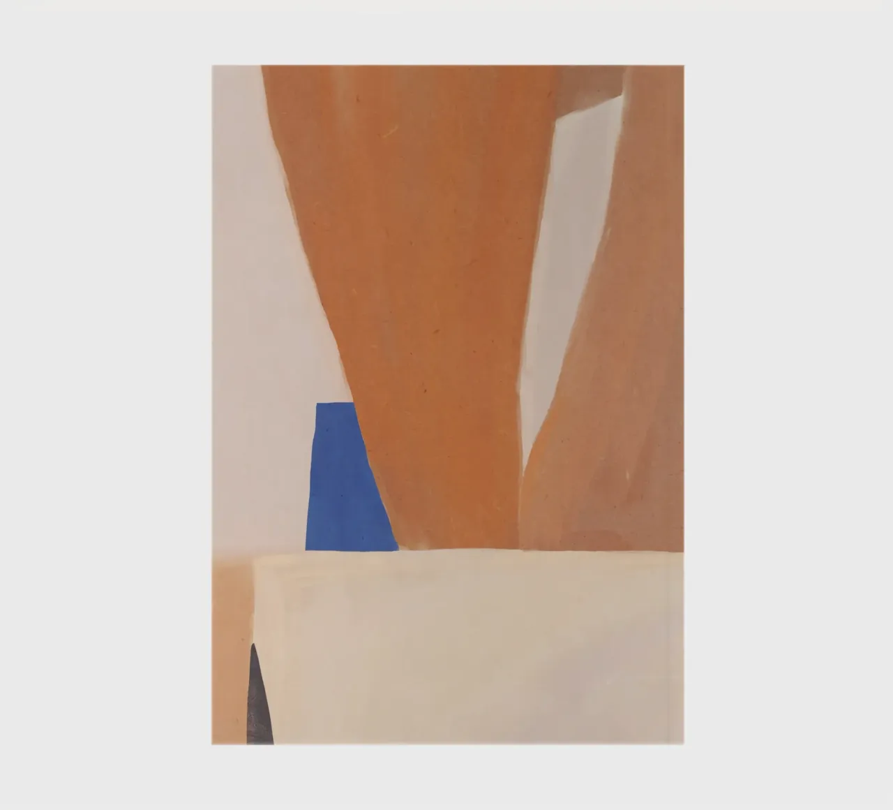 Abstract color block notebook by Little Dean