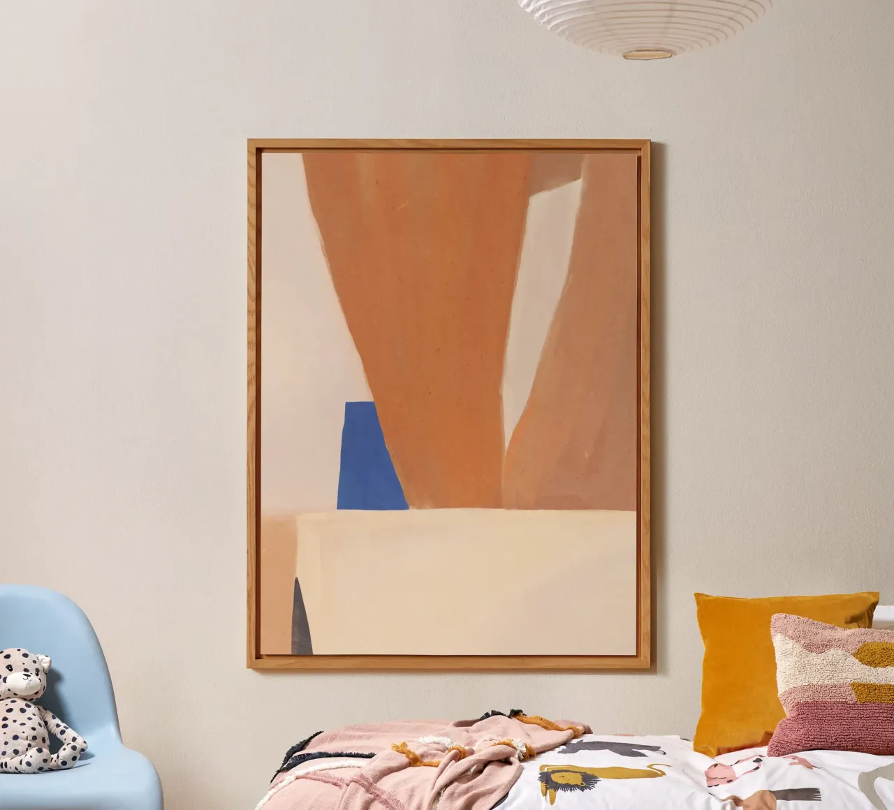 Abstract color block alu-dibond by Little Dean