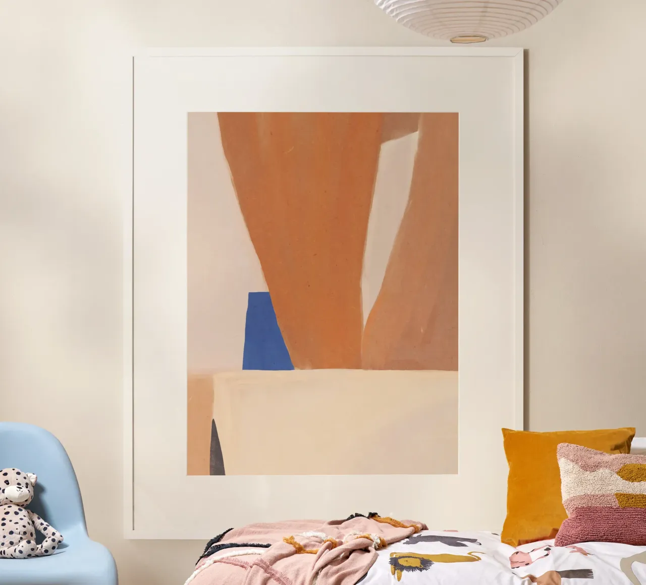 Abstract color block hahnemühle by Little Dean